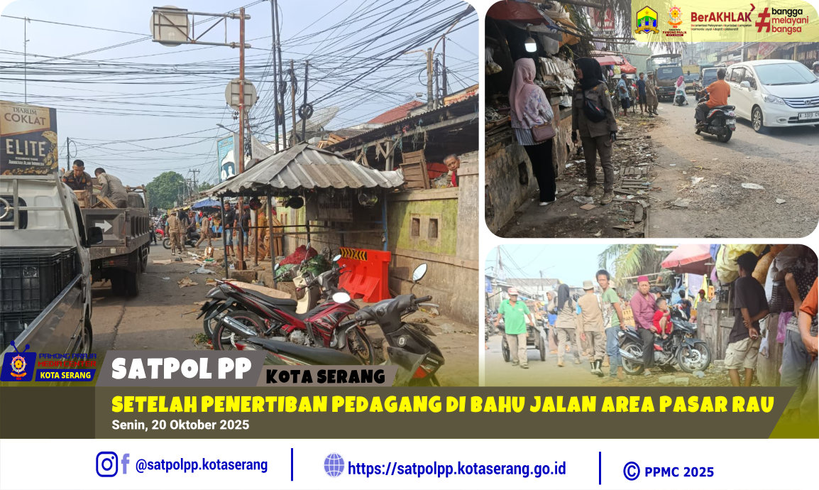Setelah Penertiban Pedagang di Bahu Jalan Area Pasar Rau