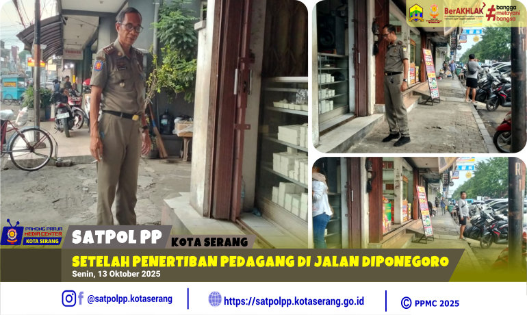 Setelah Penertiban Pedagang di Jalan Diponegoro