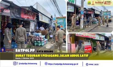 Surat Teguran 1 Pedagang Jalan Abdul Latif