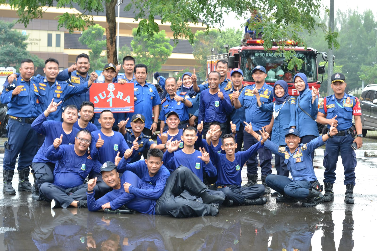 Juara 1 Banten Fire and Rescue Skill Competition