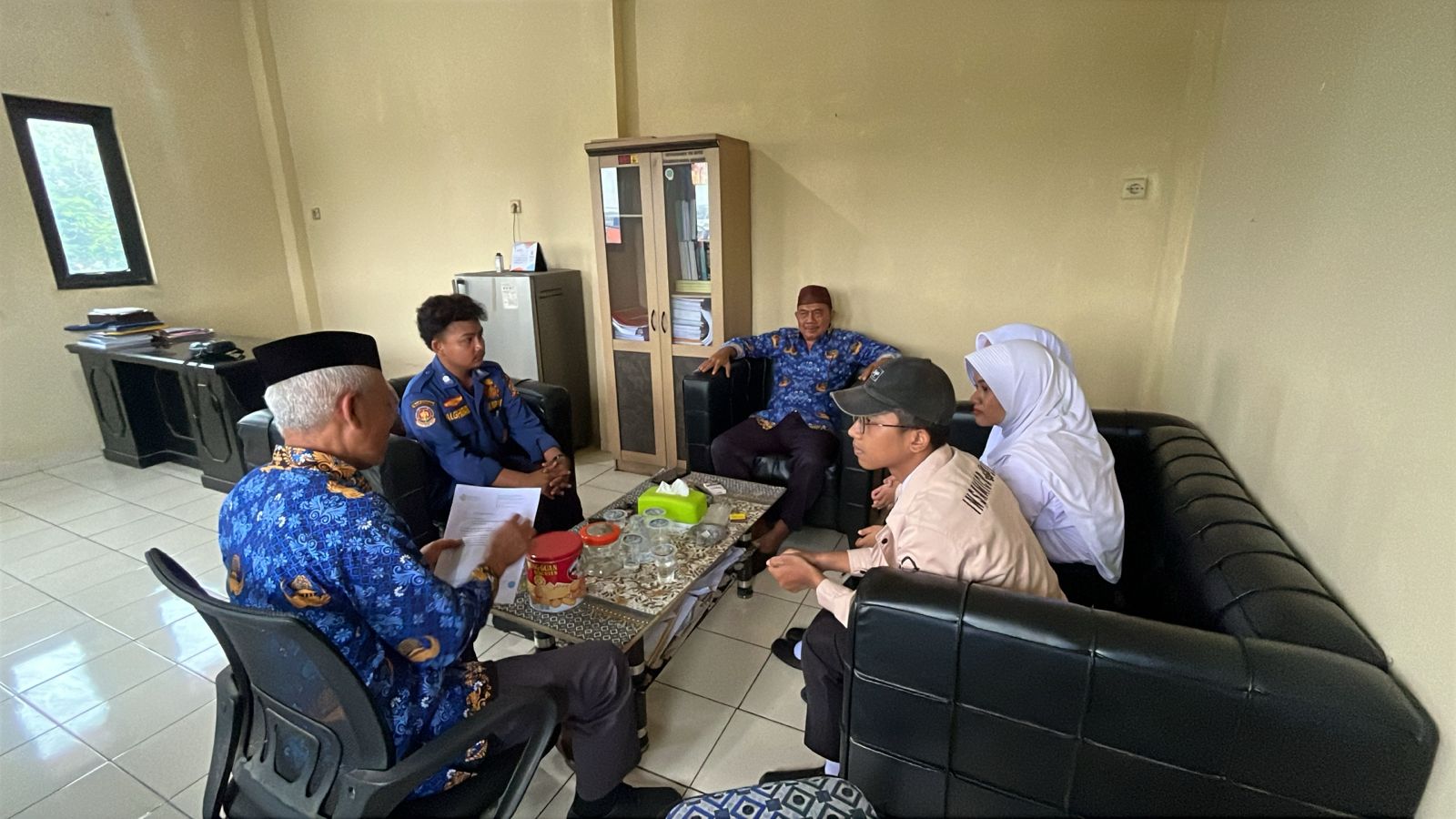 Mahasiswa Politeknik Banten Kunjungi Pemadam Kebakaran Kota Serang