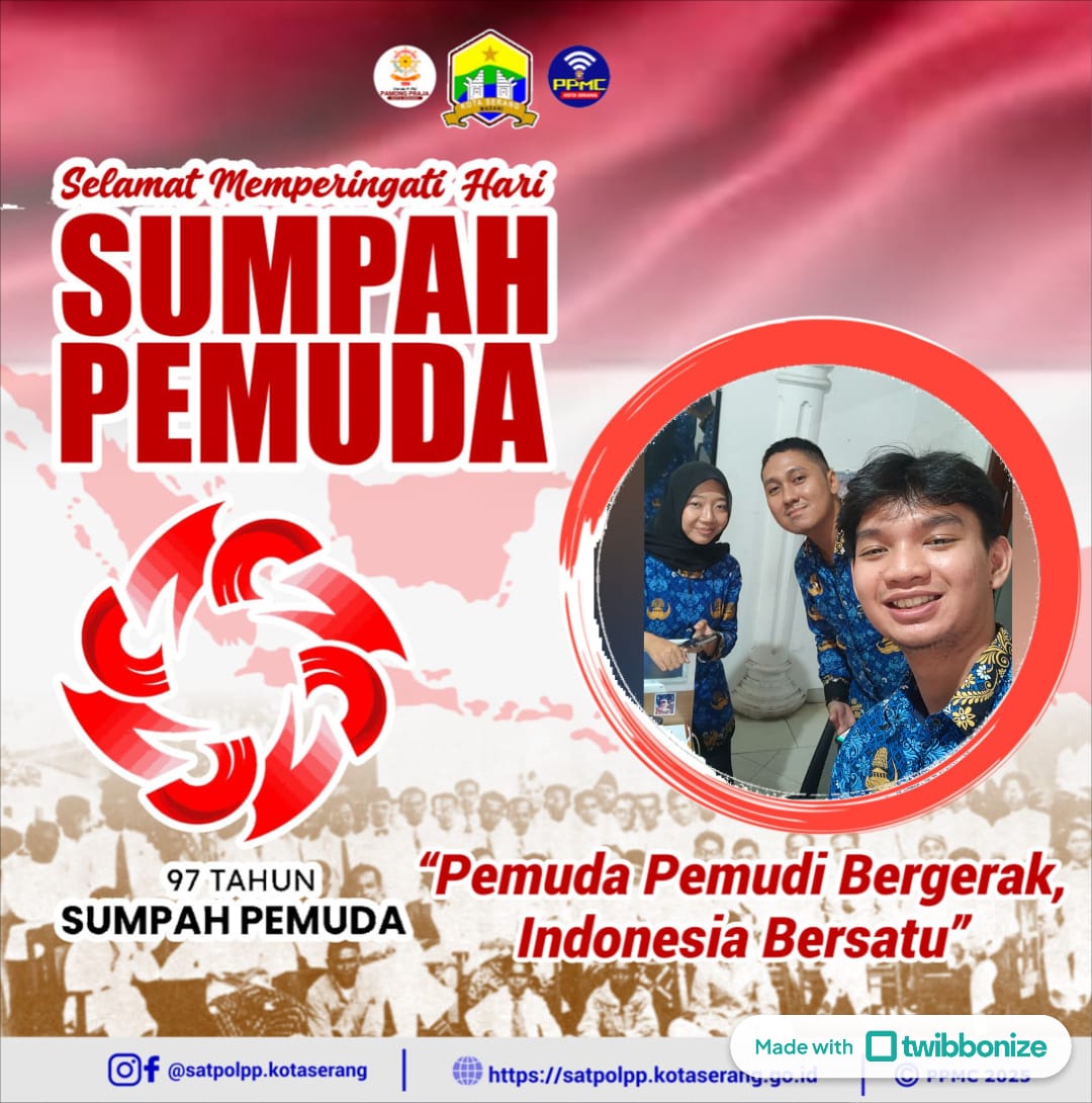 Selamat Hari Sumpah Pemuda 2025 dari Satpol PP Kota Serang
