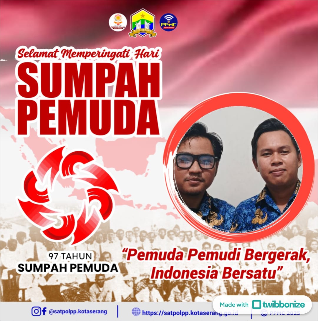 Selamat Hari Sumpah Pemuda 2025 dari Satpol PP Kota Serang