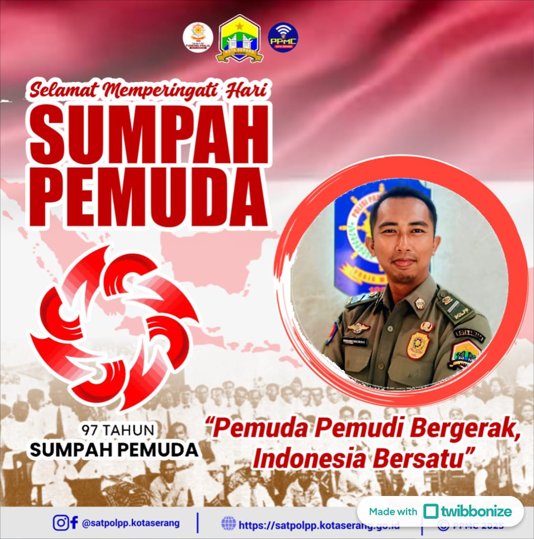 Selamat Hari Sumpah Pemuda 2025 dari Satpol PP Kota Serang