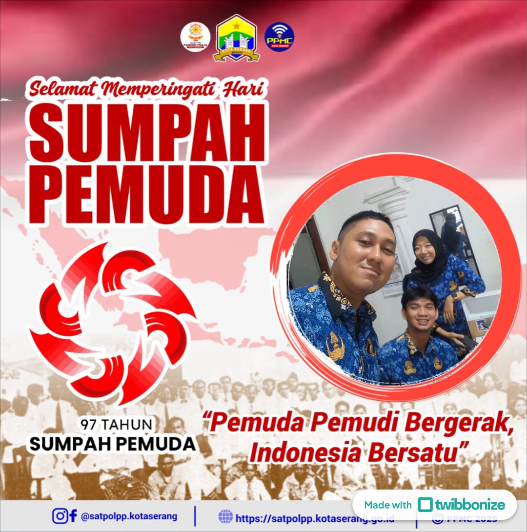 Selamat Hari Sumpah Pemuda 2025 dari Satpol PP Kota Serang