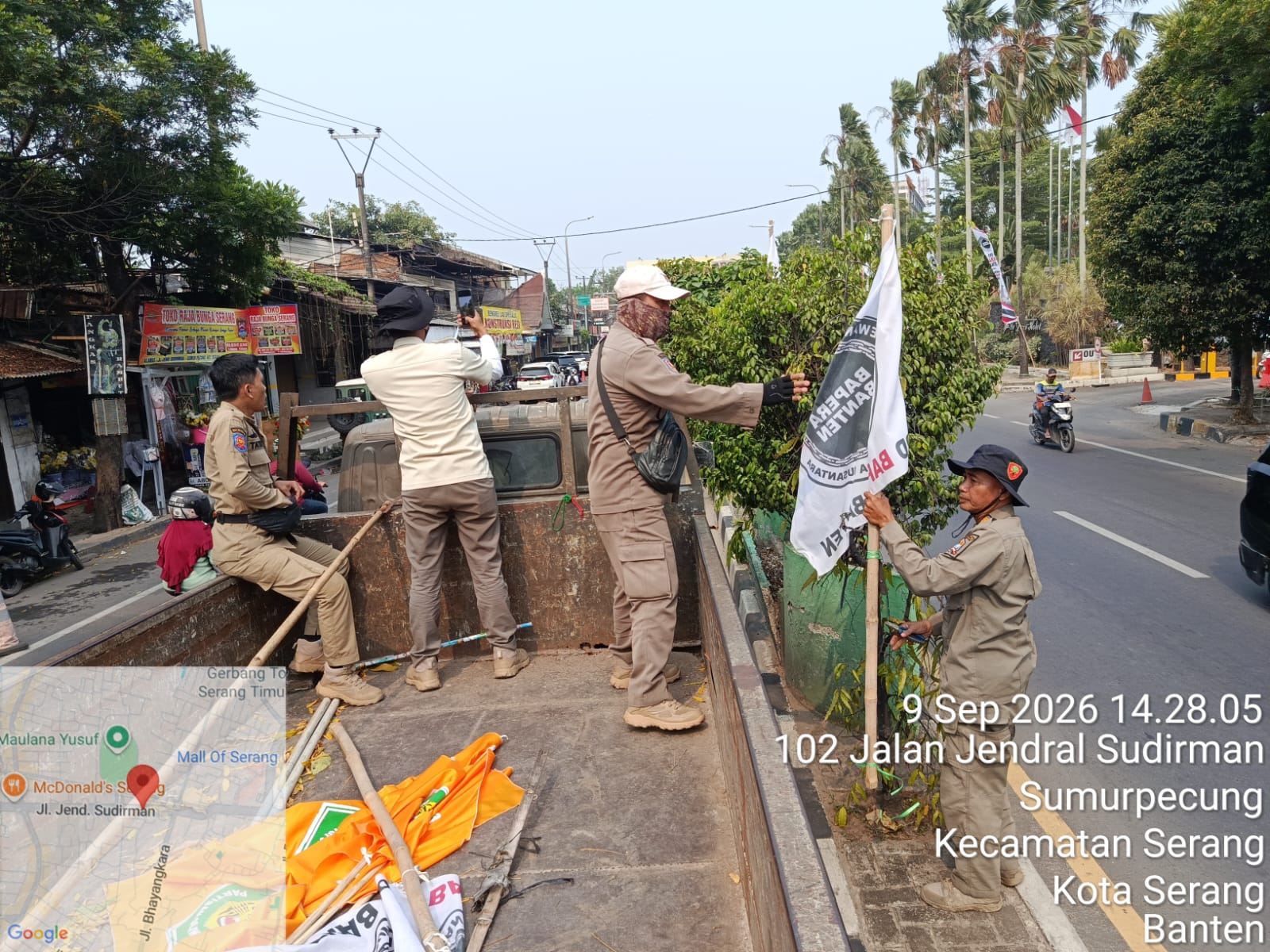 Penertiban PKL (Pasar Rau) & Penertiban Baliho