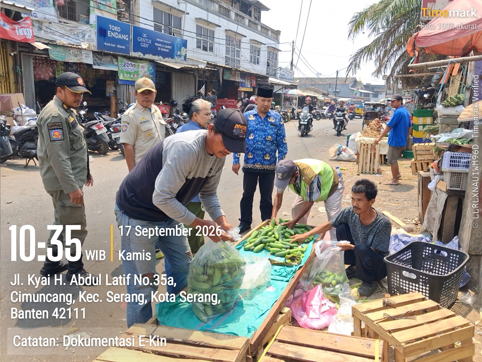 Penertiban PKL Kawasan Pasar Rau