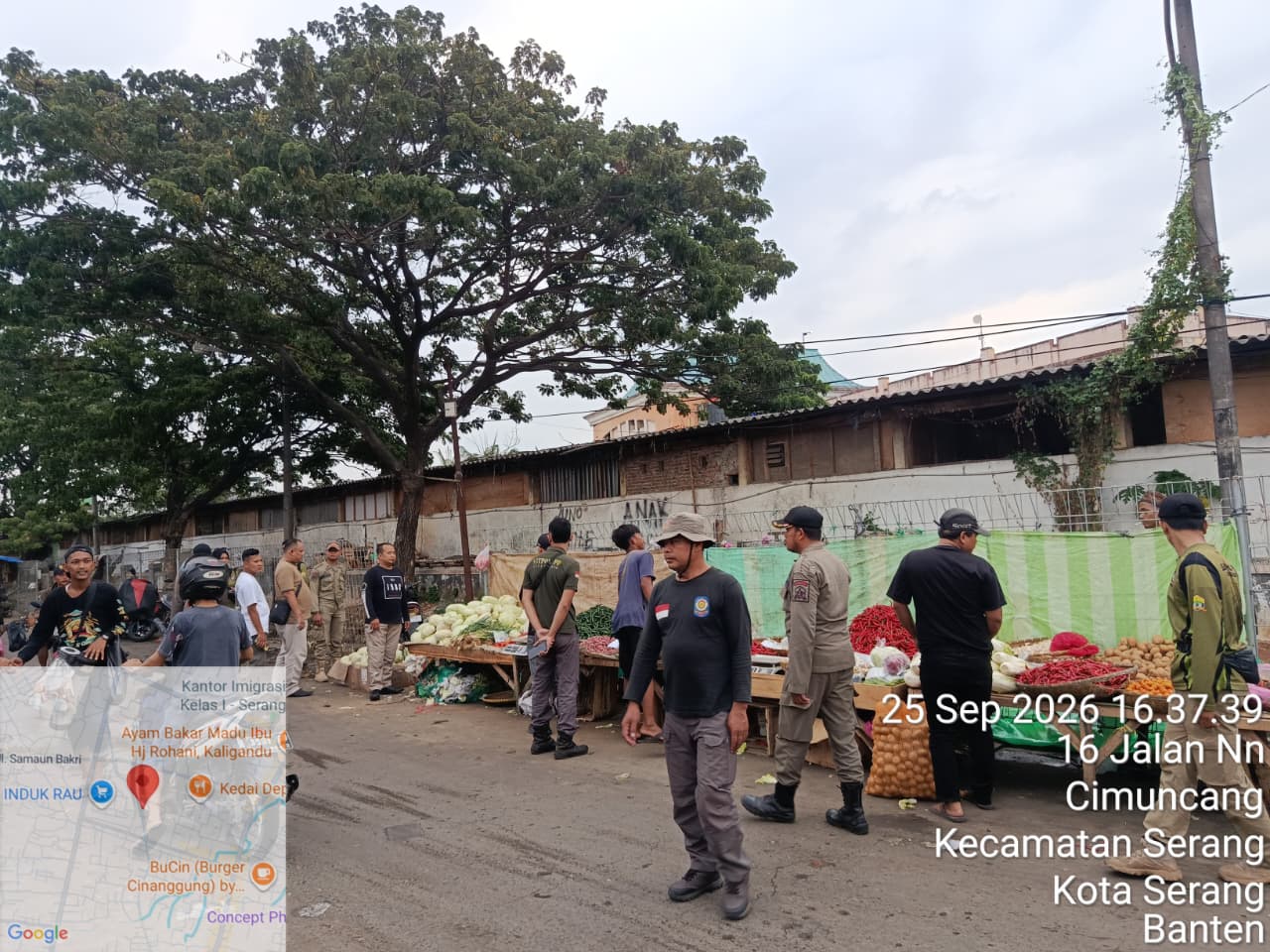 Penertiban & Patroli PKL (Kawasan Pasar Rau)