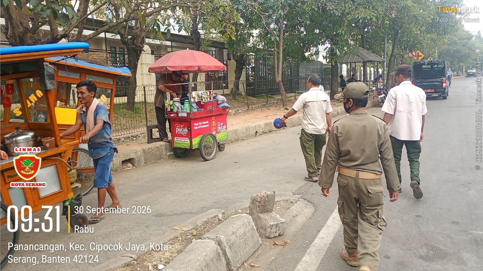 Penertiban & Patroli PKL di Wilayah Kota Serang